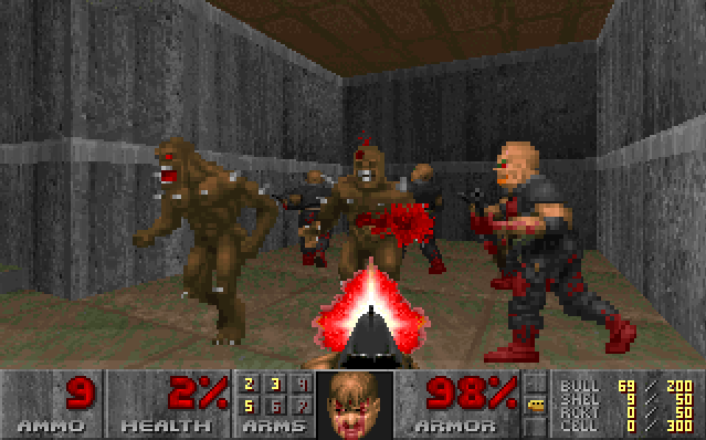 Capture d'écran du jeu Doom